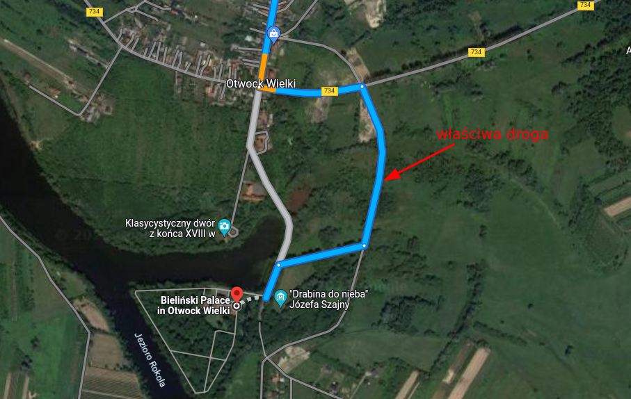 Mapa dojazdu